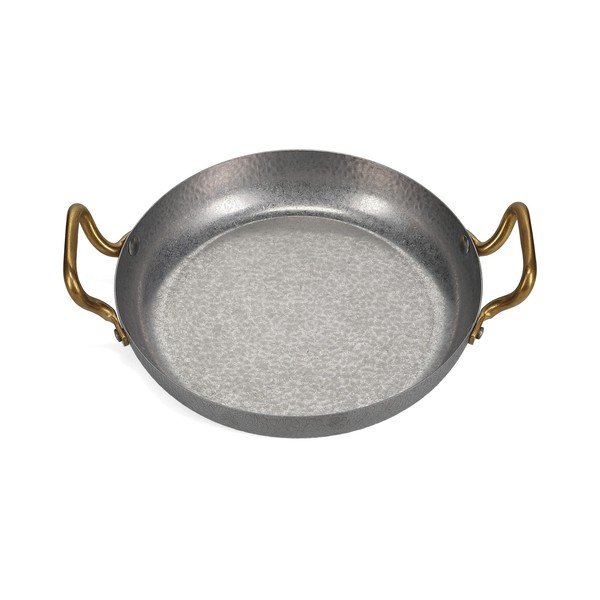 Sudraba krāsas servēšanas metāla šķīvis ø 24 cm Serve – BonBistro
