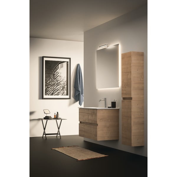 Dabīga toņa vannas istabas skapis ar ozolkoka imitāciju 30x150 cm Eurovit+ – Ideal Standard-image-1