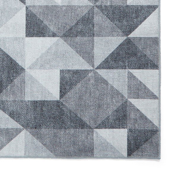 Pelēks mazgājams celiņa paklājs 76x230 cm Coral Grey – Think Rugs-image-4