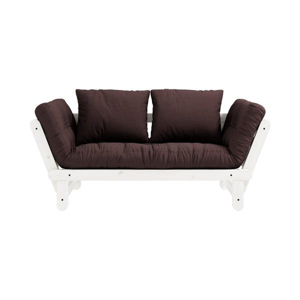 Izvelkamais dīvāns Karup Design Beat White/Brown