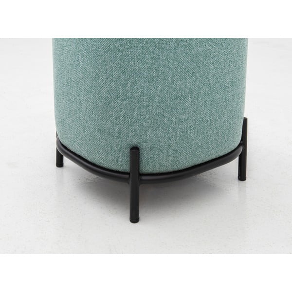 Zaļi pelēks pufs Tenzo Harry, ø 42 cm-image-4