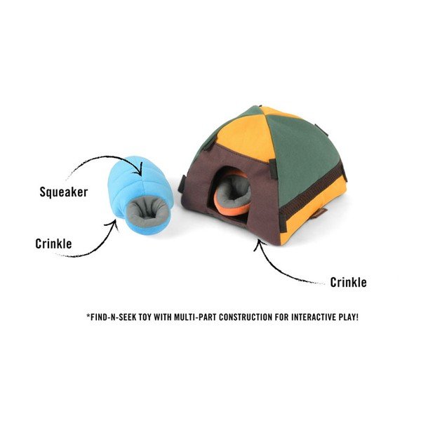 Rotaļlieta sunim Telts ar guļammaisiem - P.L.A.Y.-image-3