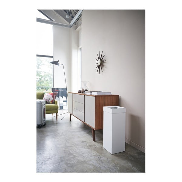 Balta metāla atkritumu tvertne 27 l Tall – YAMAZAKI-image-1