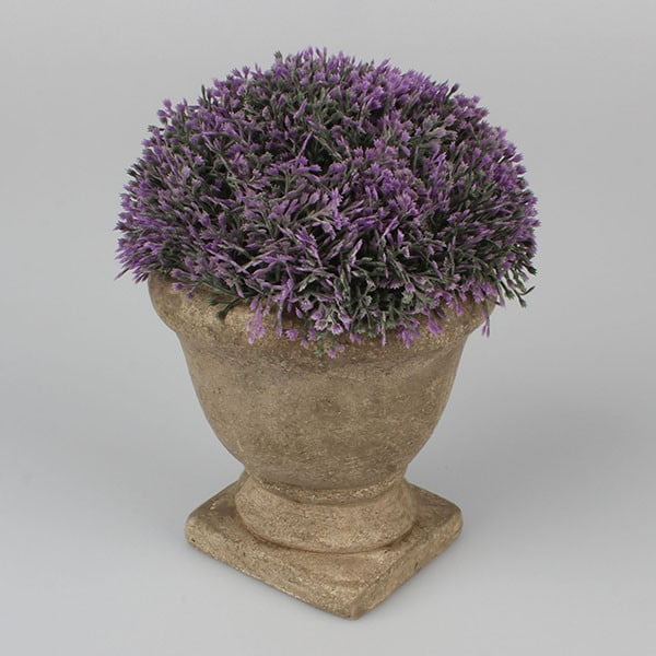 Violeta ziedu dekors Dakls, augstums 15 cm