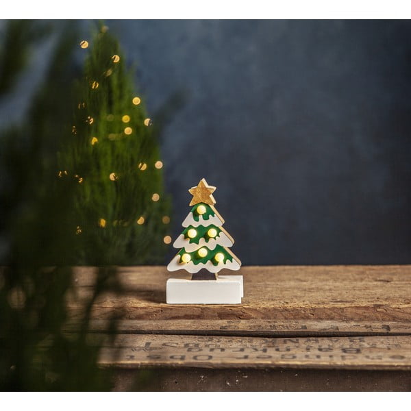 Balts/zaļš gaismas dekors ar Ziemassvētku motīvu Freddy – Star Trading-image-2