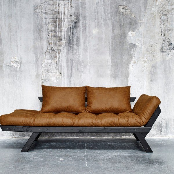 Dīvāns Karup Vintage Bebop Black/Cognac-image-4