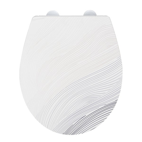 Automātiski aizverams tualetes poda sēdeklis 38 x 44,5 cm Menin – Wenko