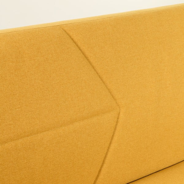 Sinepju dzeltens izvelkamais dīvāns Kave Home Neiela-image-1