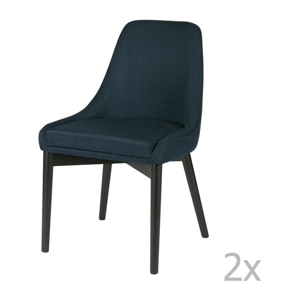 2 zilu krēslu komplekts WOOOD Koen