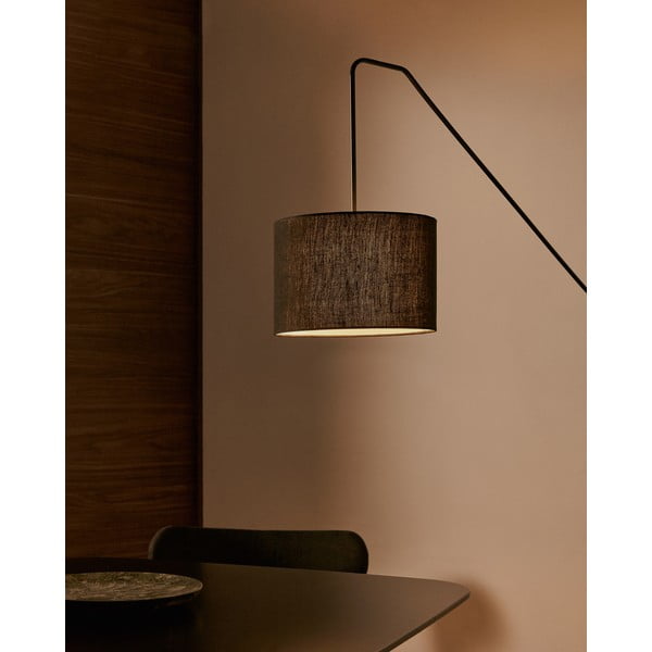 Melna sienas lampa ø 25 cm Jex – Kave Home-image-1