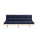 Izvelkamais dīvāns Karup Design Lean Raw Navy