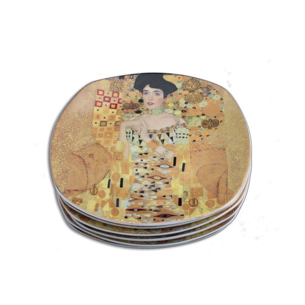 Gustavs Klimts - 6 deserta šķīvju komplekts Adele