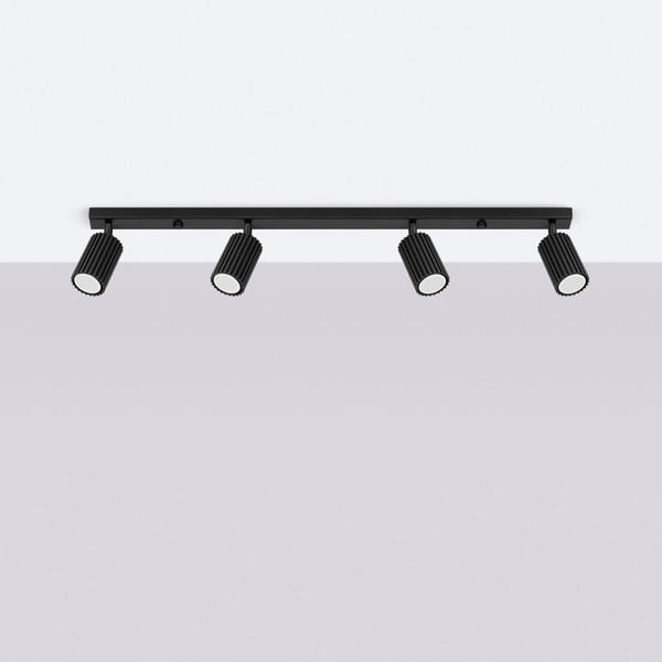 Melna prožektora tipa lampa 6,5x81 cm Gleam – Sollux-image-4