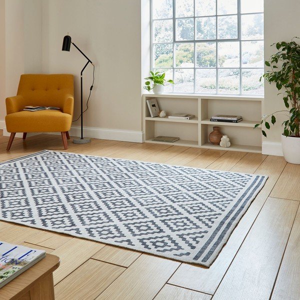 Pelēks mazgājams paklājs 61x120 cm Coral Grey – Think Rugs-image-2