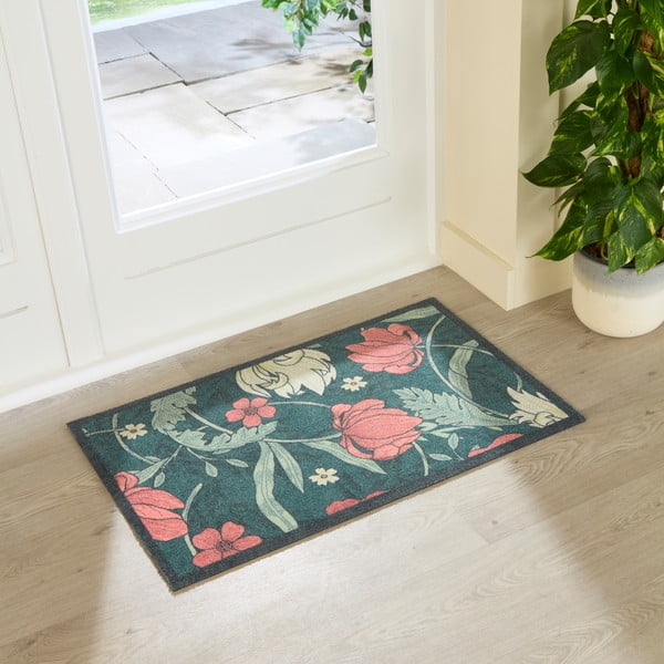 Kājslauķis 50x80 cm William Morris Rose – Artsy Doormats-image-1