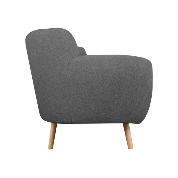 Tumši pelēks trīsvietīgs dīvāns Kooko Home Pop-image-1