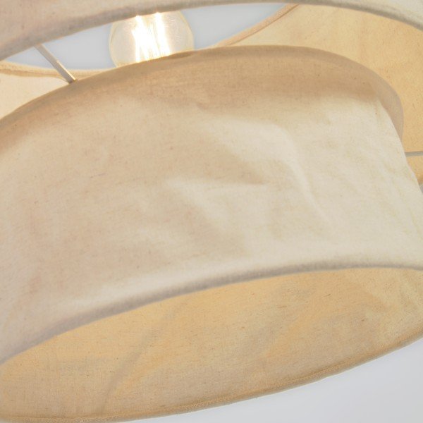 Bēšs auduma abažūrs ø 40 cm Mariela – Kave Home-image-1
