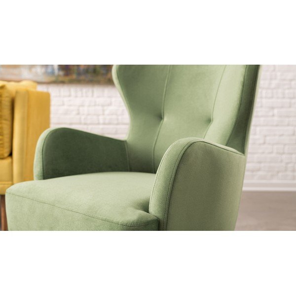 Zaļš atpūtas krēsls Balcab Home Jane-image-1