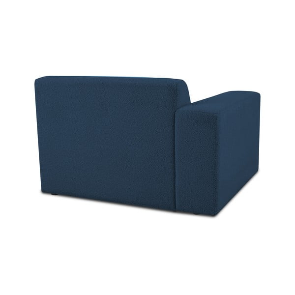 Tumši zils modulārais dīvāns no buklē auduma (ar kreiso stūri) Roxy – Scandic-image-2