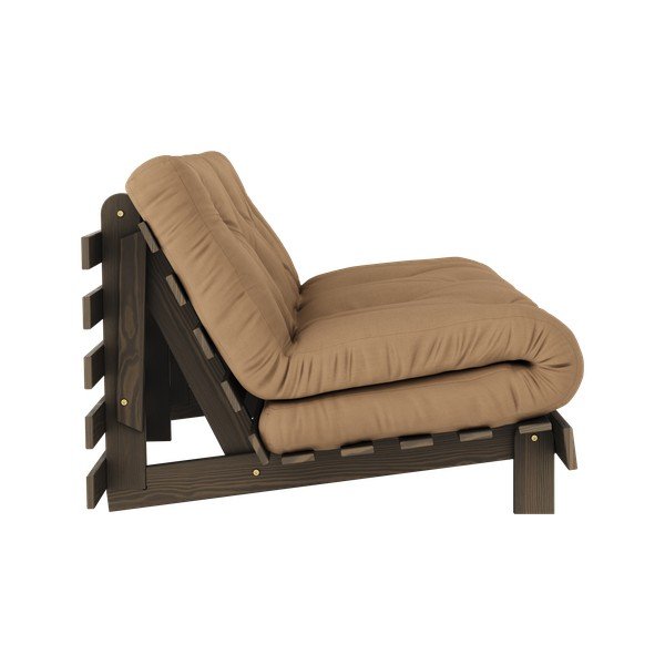 Gaiši brūns izvelkamais dīvāns 160 cm Roots – Karup Design-image-4