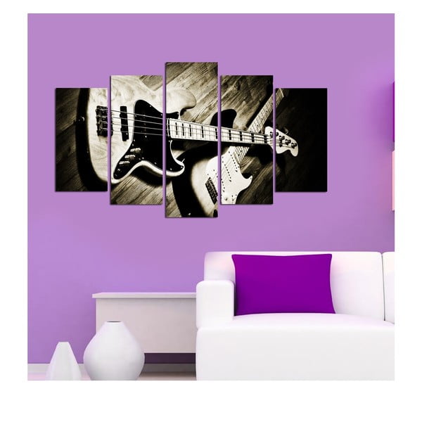Daudzdaļīga glezna Guitar, 110 x 60 cm, 110 x 60 cm-image-1