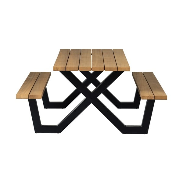 Dārza ēdamgalds ar soliem WOOOD Tablo, 206 x 145 cm-image-3