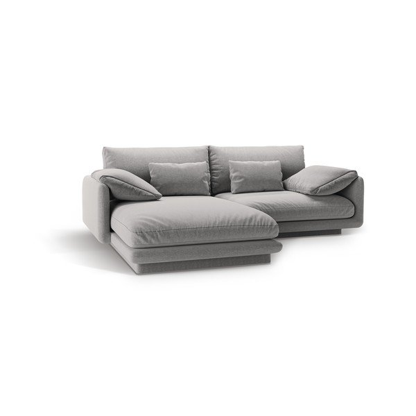 Gaiši pelēks stūra dīvāns (ar kreiso stūri) Torino – Micadoni Home-image-2