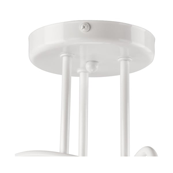 Balta griestu lampa bez abažūra 36x36 cm Camilla – LAMKUR-image-4