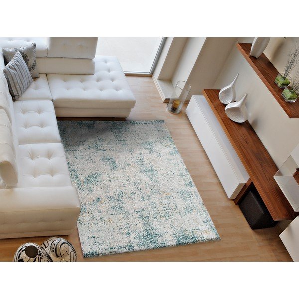 Pelēks un zils paklājs Universal Babek, 80 x 150 cm-image-1