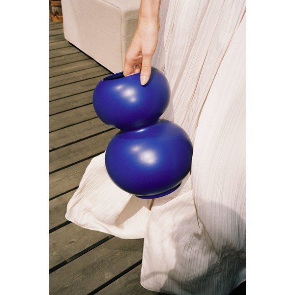 Tumši zila keramikas vāze (augstums 36 cm) Tuga – noo.ma-image-2