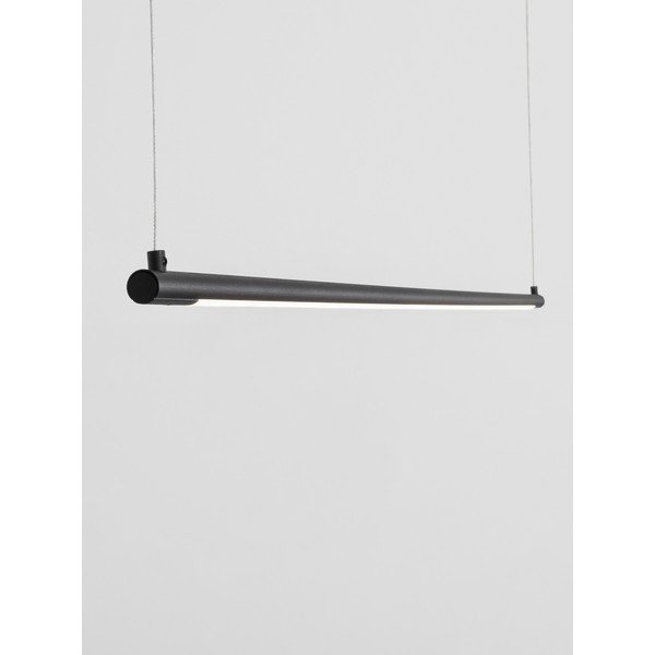 Matēti melna alumīnija LED piekaramā lampa Elettra – Nova Luce-image-4