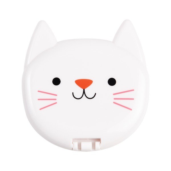 Kosmētikas palielināmais spogulis 7,5x8 cm Cookie the Cat – Rex London