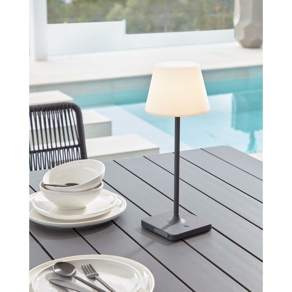 Regulējams USB āra gaismeklis Aluney – Kave Home-image-3