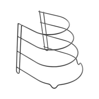 Melns pannu statīvs Metaltex Canyon Lava