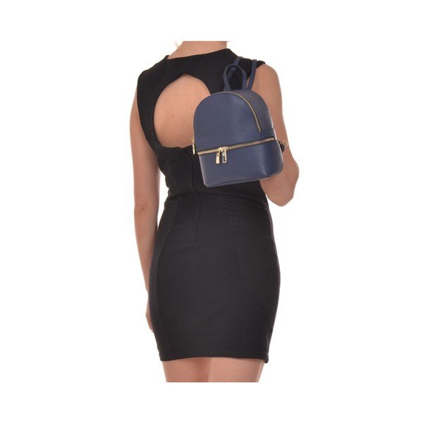 Zila ādas mugursoma Renata Corsi Suelo-image-4