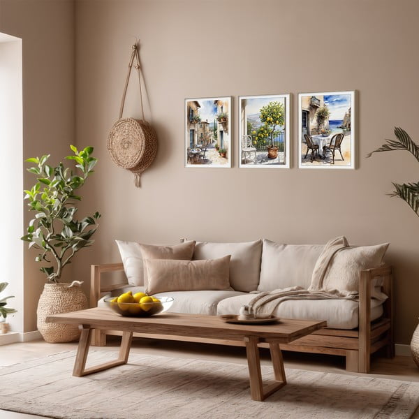 Gleznas (3 gab.) 30x40 cm Tuscany-image-1