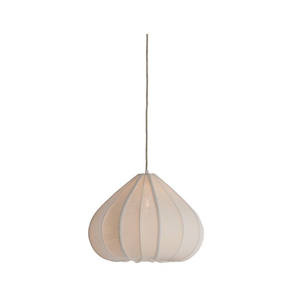 Krēmkrāsas piekaramā lampa ø 49 cm Zubeda – Light & Living-image-3