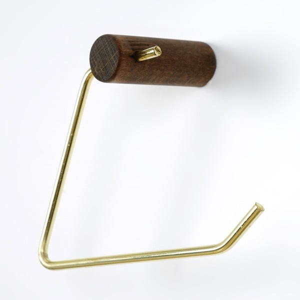 Sienas koka turētājs tualetes papīram – Kalune Design-image-1