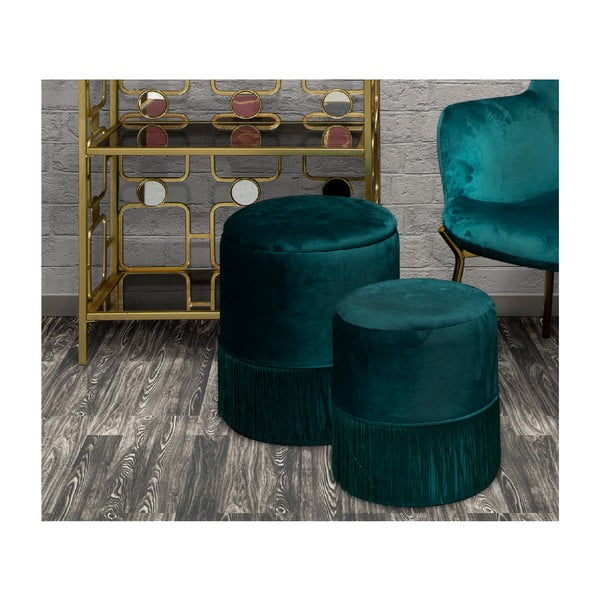 2 zaļu krēslu komplekts Mauro Ferretti Constanzo-image-1