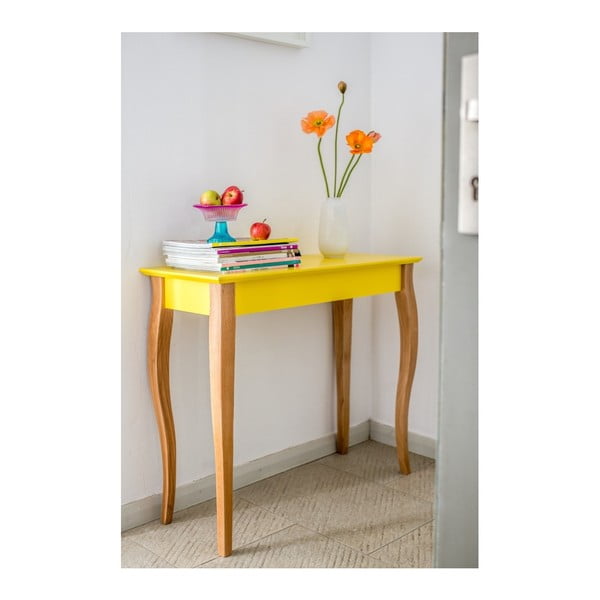 Gaiši pelēks sānu galdiņš Ragaba Console, garums 85 cm-image-1