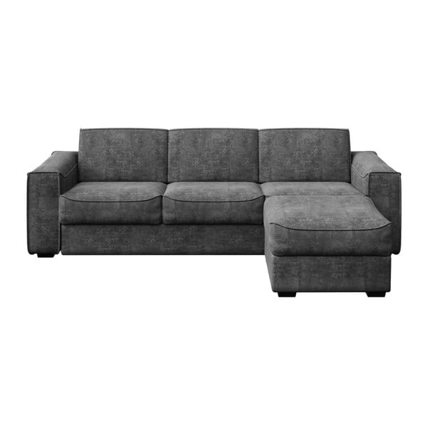 Tumši pelēks dīvāns ar maināmu sēdmoduli MESONICA Munro, 288 cm