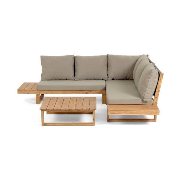 Dārza mēbeļu komplekts no akacijas koka Kave Home Flaviina-image-2