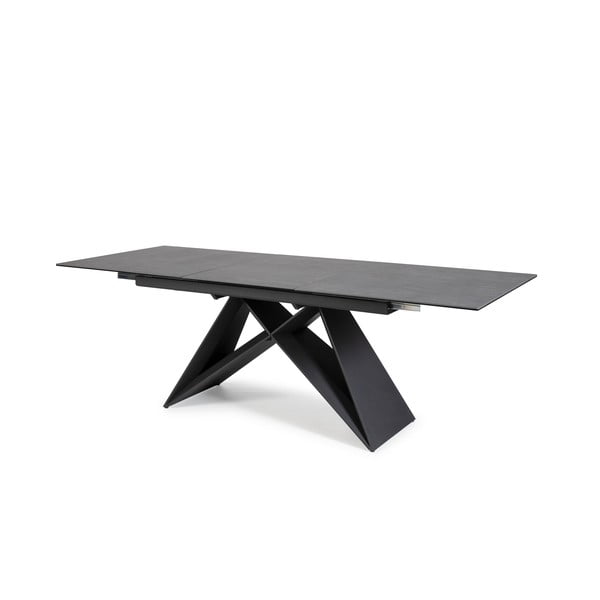 Melns izvelkamais ēdamgalds Marckeric Hara-image-4