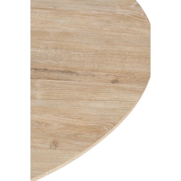 Apaļš ēdamgalds ar dižskābarža koka imitāciju ø 110 cm Week – Ellos Home-image-3