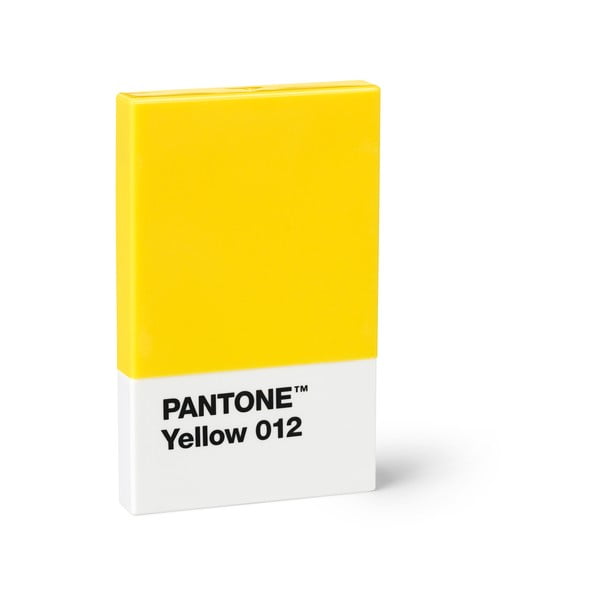 Dzeltens vizītkaršu futrālis Pantone