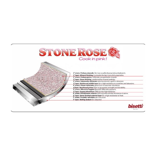 Katls ar vāku Bisetti Stonerose Rose Giuseppe, ø 24 cm-image-2