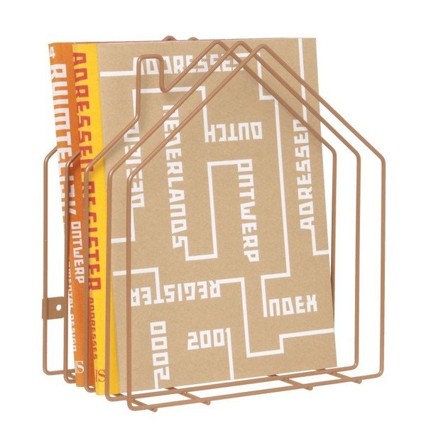 Žurnālu stends dāvana Time House Copper