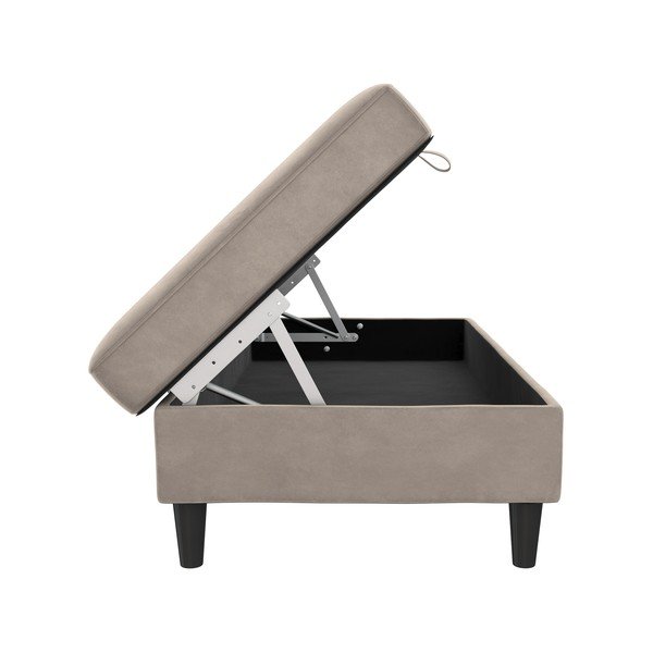 Pelēks samta kāju soliņš Hartford – Støraa-image-3