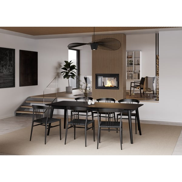 Melns ēdamistabas krēsls DAN-FORM Denmark Sava-image-1