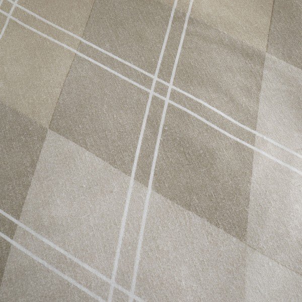 Bēša gultas veļa divvietīgai gultai 200x200 cm Argyle – Catherine Lansfield-image-4
